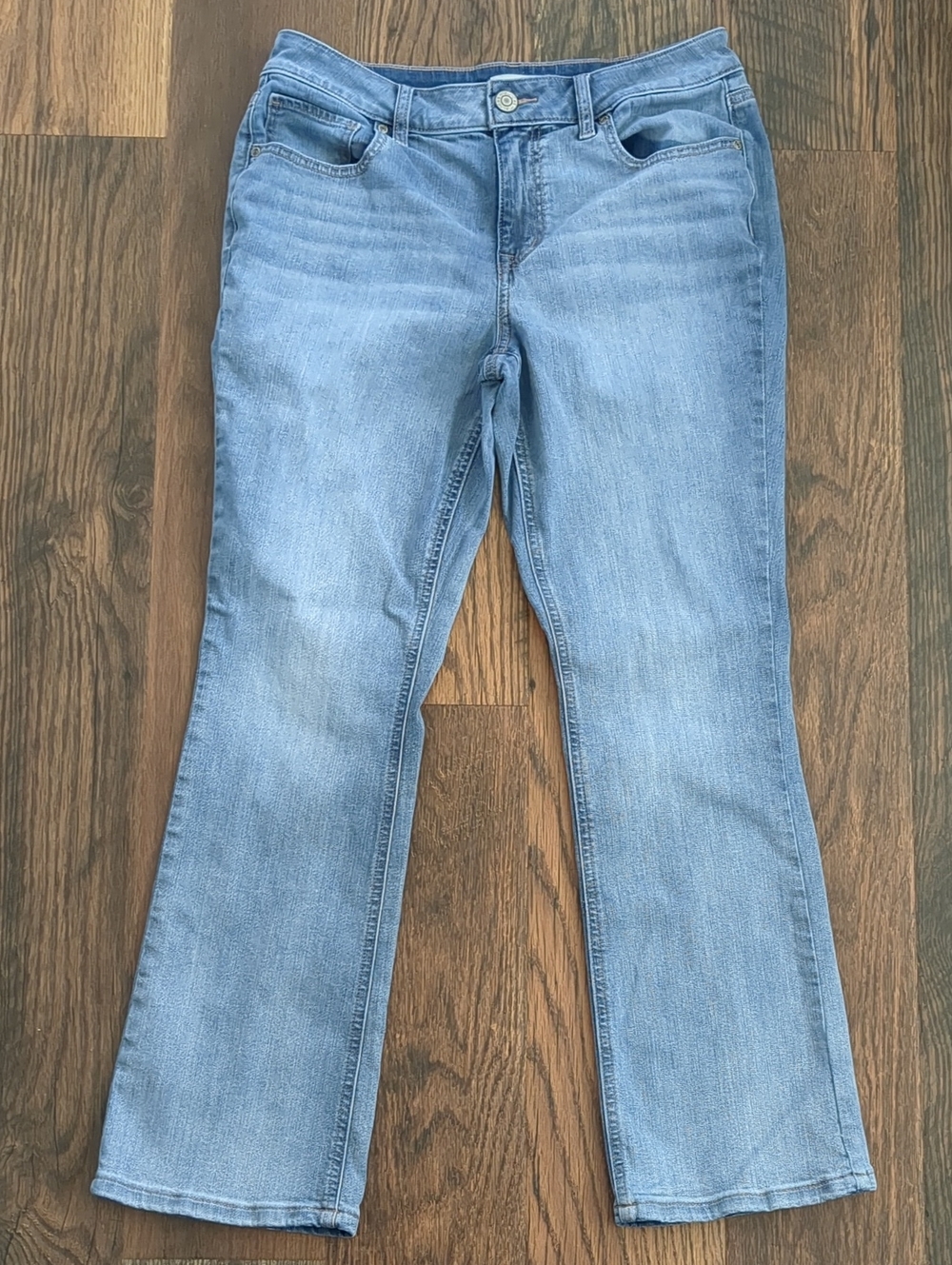Maurices Classic M Jeans, Slim Bootcut Midrise, Size 10, Light Blue